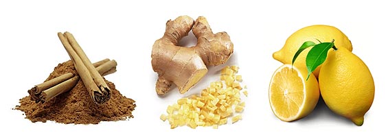 Cinnamon Ginger and Lemon Natural Cold Remedy