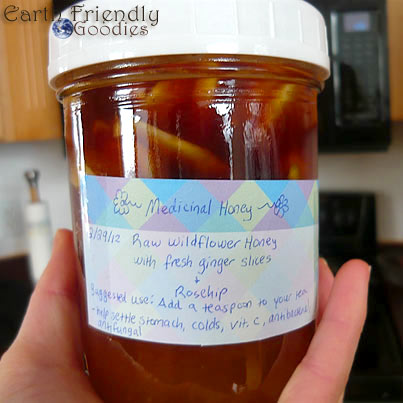 finished medicinal honey