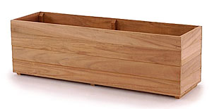 Teak Window Boxes