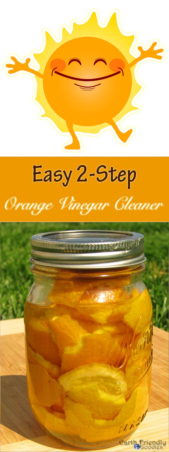 Easy DIY Orange Peel Cleaner (With Vinegar) - Live Simply